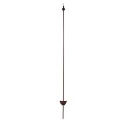 Pigtail steel post 107 cm.